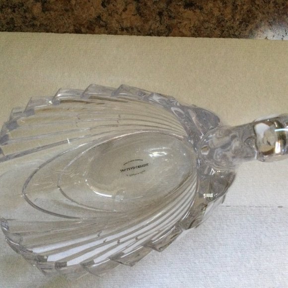 Vintage 24% lead Crystal swan bowl vase figurine Teleflora gift west Germany - Picture 6 of 7